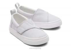 Toms barn bittesmå fenix slip-on lerret LNRH514 sko månegrå