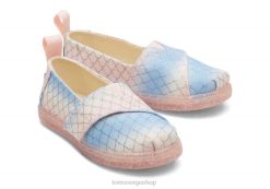 Toms barn havfrue alpargata LNRH523 sko rosa multi