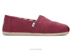 Toms kvinner alpargata arv lerret LNRH6 sko vintage rose