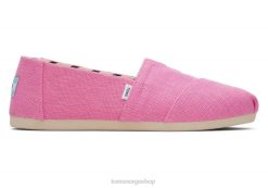Toms kvinner alpargata eco heritage lerret LNRH25 sko rosa