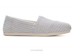 Toms kvinner alpargata eco repreve vaffelstrikk LNRH134 sko skygrå