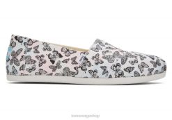 Toms kvinner alpargata sommerfugler LNRH57 sko rosa slipsfarge