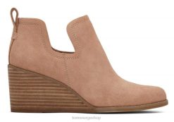 Toms kvinner kallie wedge bootie LNRH225 sko brun