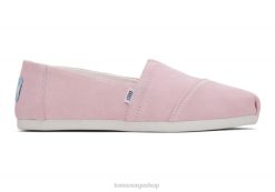 Toms kvinner krost alpargata LNRH81 sko semsket rosa