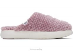 Toms kvinner malve muldyr LNRH287 sko rosa mohair