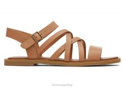Toms kvinner sephina sandal LNRH250 sko sandaktig beige skinn