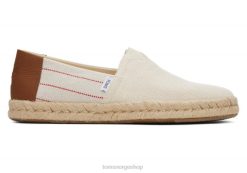 Toms menn alpargata tau 2.0 LNRH420 sko naturlig/oransje stripe