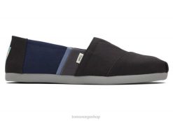Toms menn colorblock alpargata LNRH407 sko svart/marine