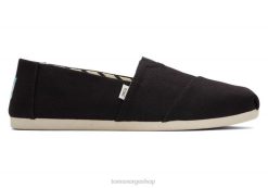 Toms menn resirkulert bomull alpargata LNRH386 sko svart