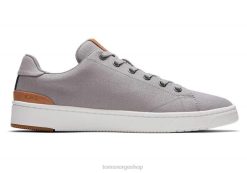 Toms menn trvl lite trenere LNRH456 sko duskregn grått lerret